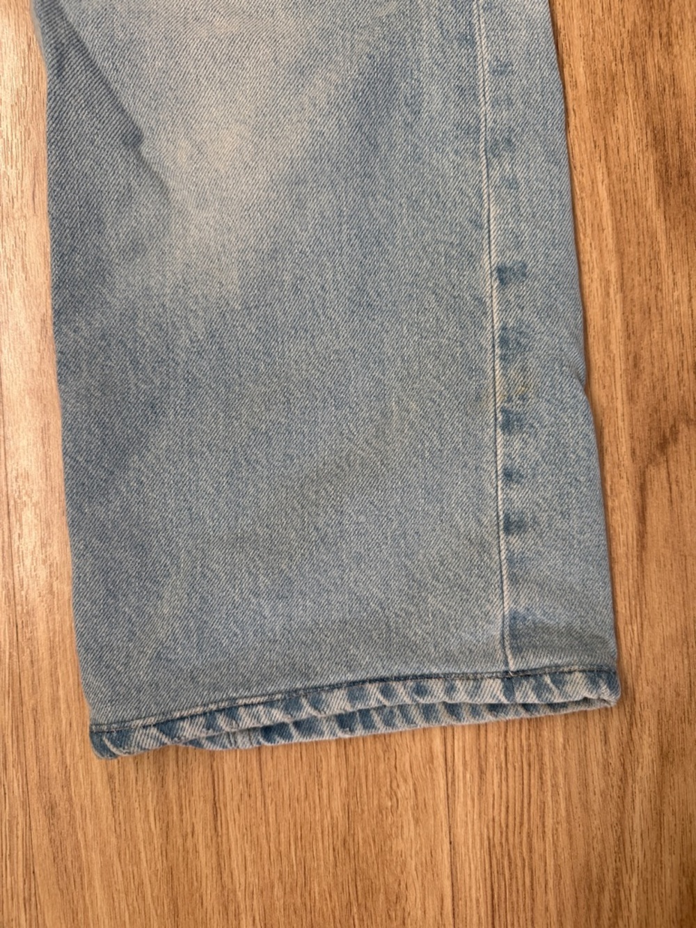 Zara Light Blue Distressed Women's Jeans - Picture 5 of 5
